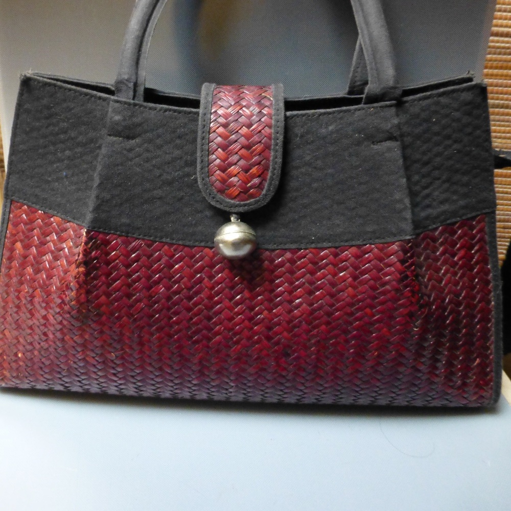 50% off BALI WOVEN SPRING PURSE HANDBAG 16''X10'